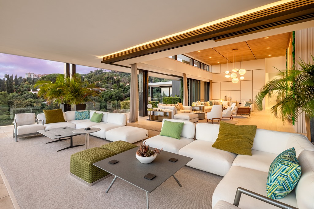 Elegant living room interior of a Golden Mile residence